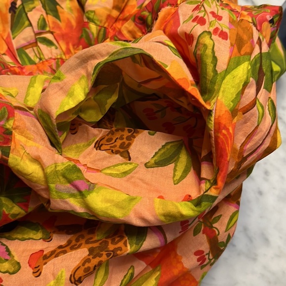 Anthropologie Farm Rio Tropical Tiered Maxi Dress Size Medium NWT - Picture 16 of 16